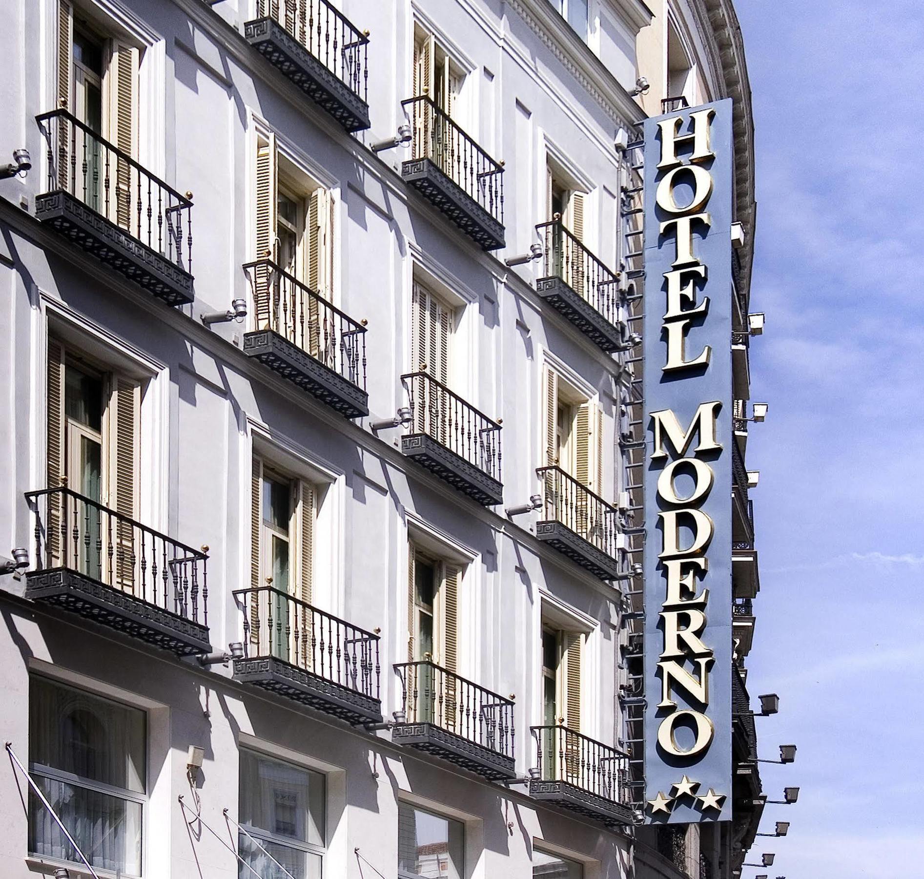 Hotel Moderno Puerta Del Sol Madrid Kültér fotó